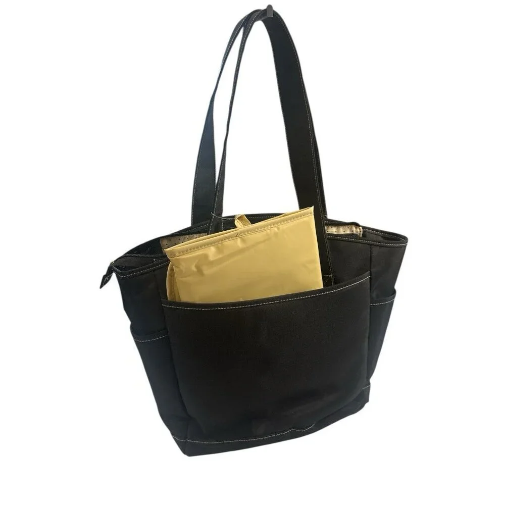 Pretty Baby Diaper Bag & Changing Pad New Black